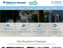 Tablet Screenshot of habitatls.org